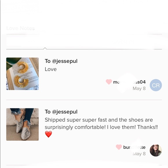 “Celia” Open hoop Cotton tassel earrings soft pink - Picture 5 of 5